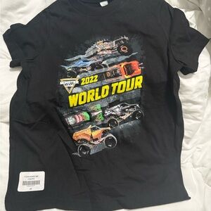 Monster Jam Black World Tour Kids T-Shirt
